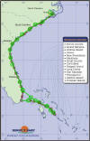 Plot of Sunspot Baby's Path